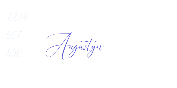 Augustyn font free