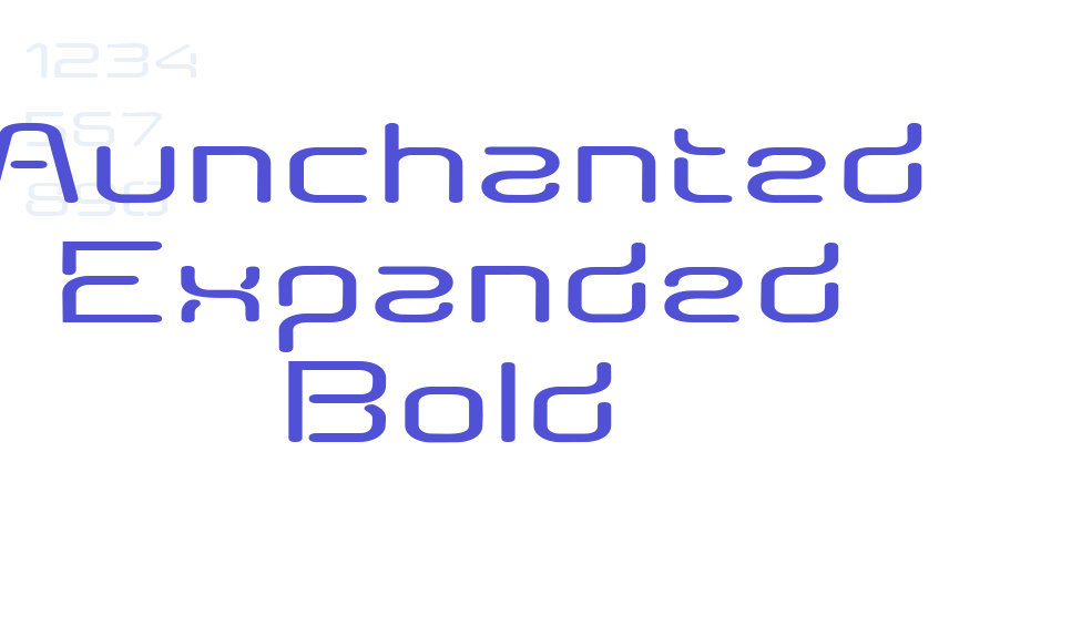 Aunchanted Expanded Bold-font-download