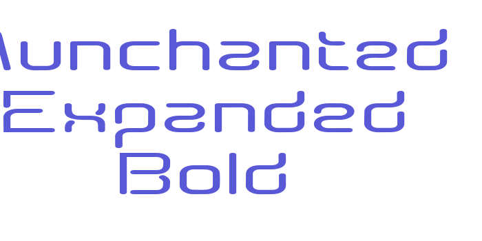 Aunchanted Expanded Bold Font