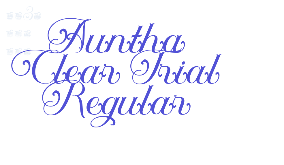 Auntha Clear Trial Regular-font-download