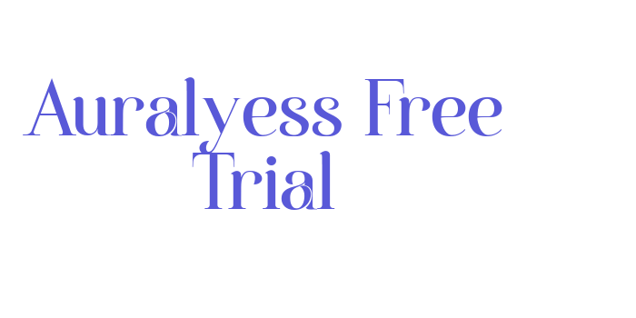 Auralyess Free Trial Font Download