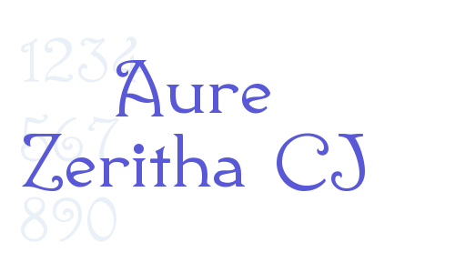 Aure Zeritha CJ Font