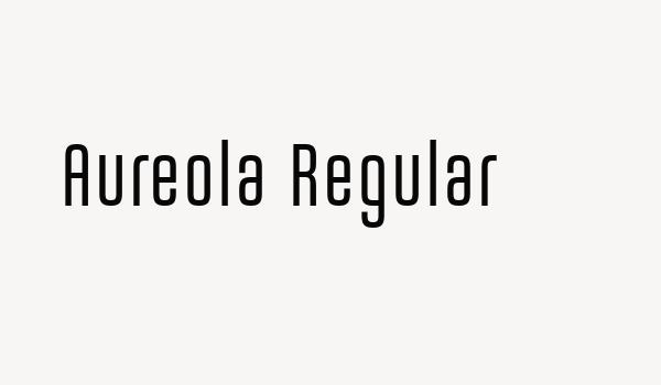 Aureola Regular Font