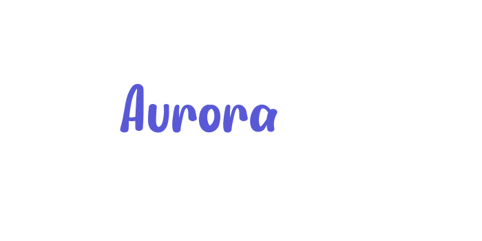 Aurora Font