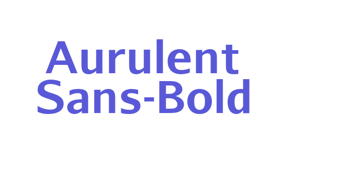 Aurulent Sans-Bold Font Download