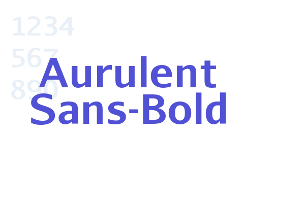 Aurulent Sans-Bold