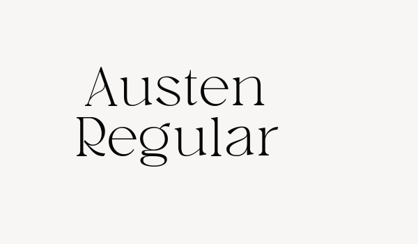 Austen Regular Font