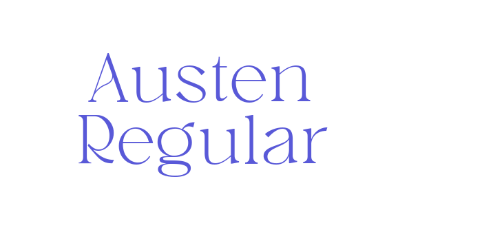 Austen Regular Font