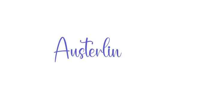 Austerlin Font Download