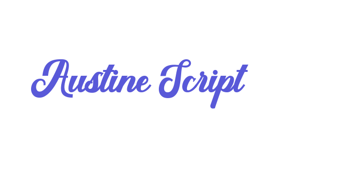 Austine Script Font Download