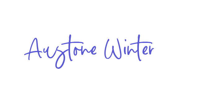 Austone Winter Font Download