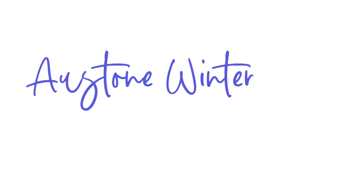 Austone Winter Font