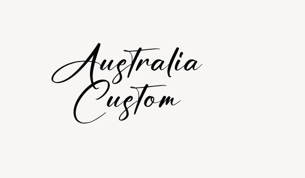 Australia Custom Font