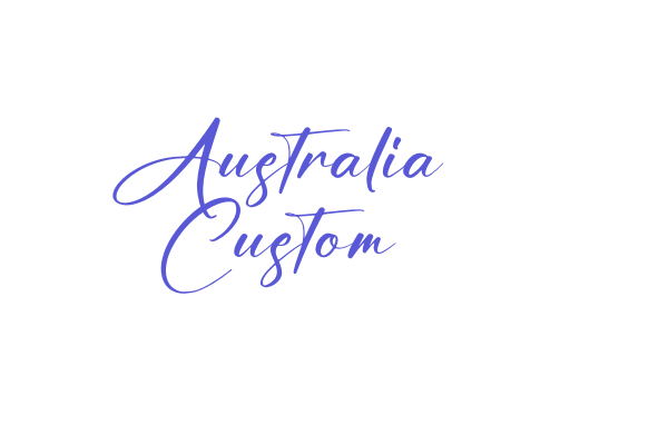 Australia Custom Font