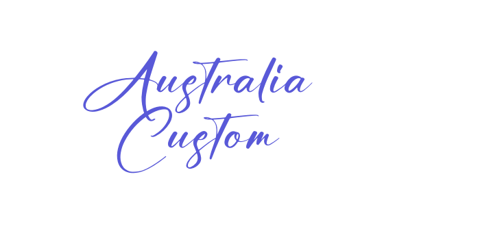 Australia Custom Font Download