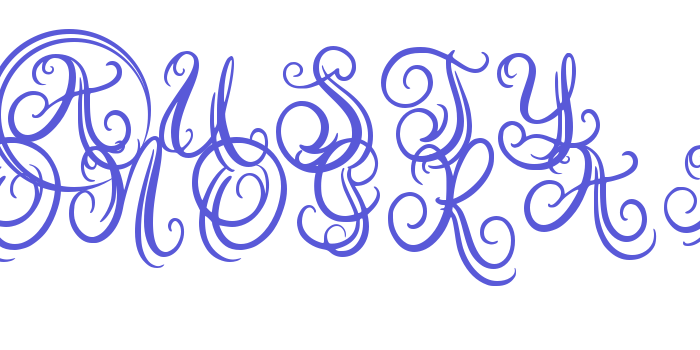 Austy Monogram Font