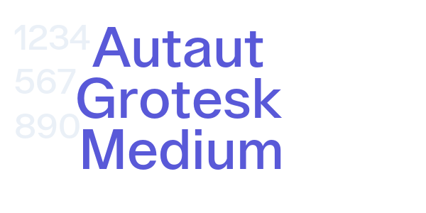 Autaut Grotesk Medium font free