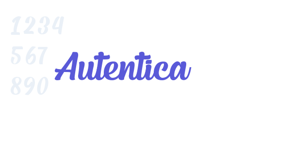 Autentica font free