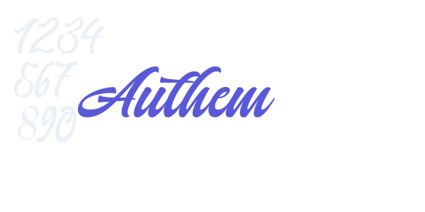 Authem font free