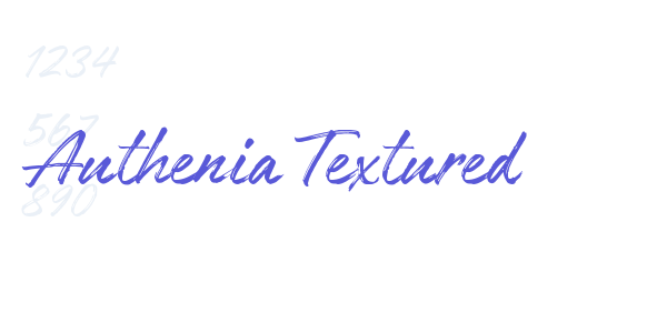 Authenia Textured font free