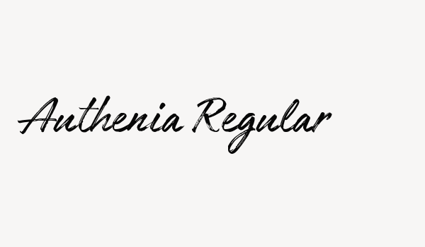 Authenia Regular Font