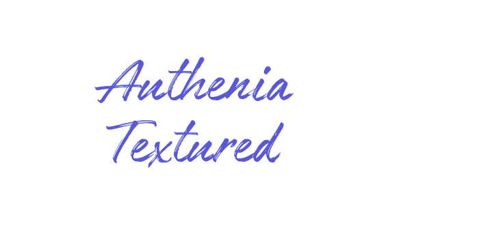 Authenia Textured Font