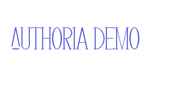 Authoria Demo Font Download