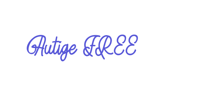 Autige FREE Font Download