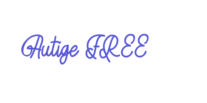 Autige FREE Font