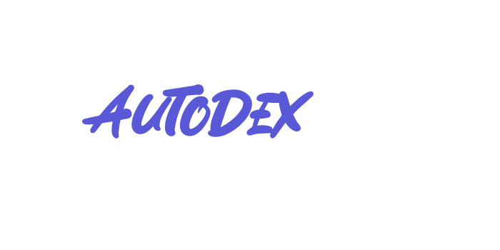 Autodex Font Download