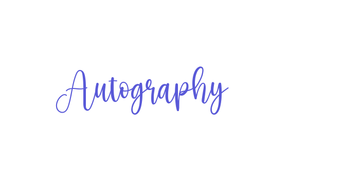 Autography Font Download