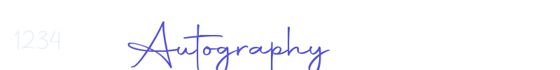 Autography-font