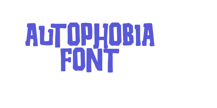 Autophobia Font Font Download