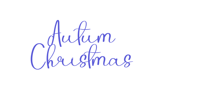 Autum Christmas Font Download