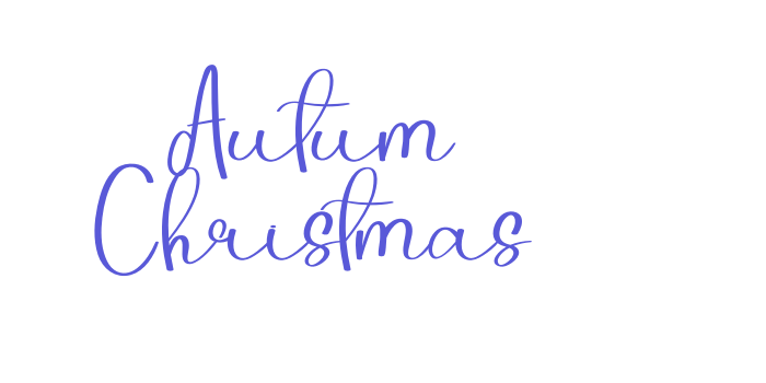 Autum Christmas Font