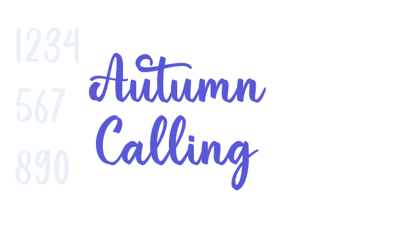 Autumn Calling Font