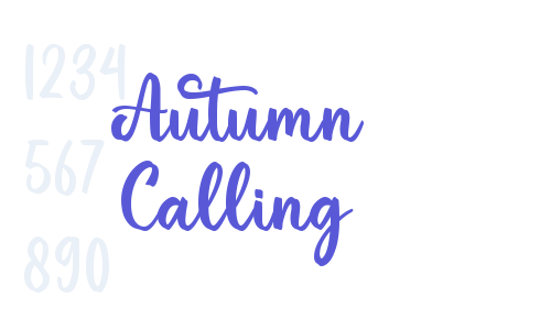 Autumn Calling Font Download