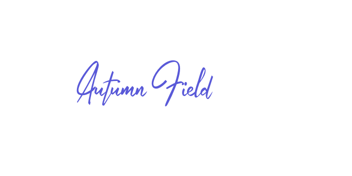 Autumn Field Font Download