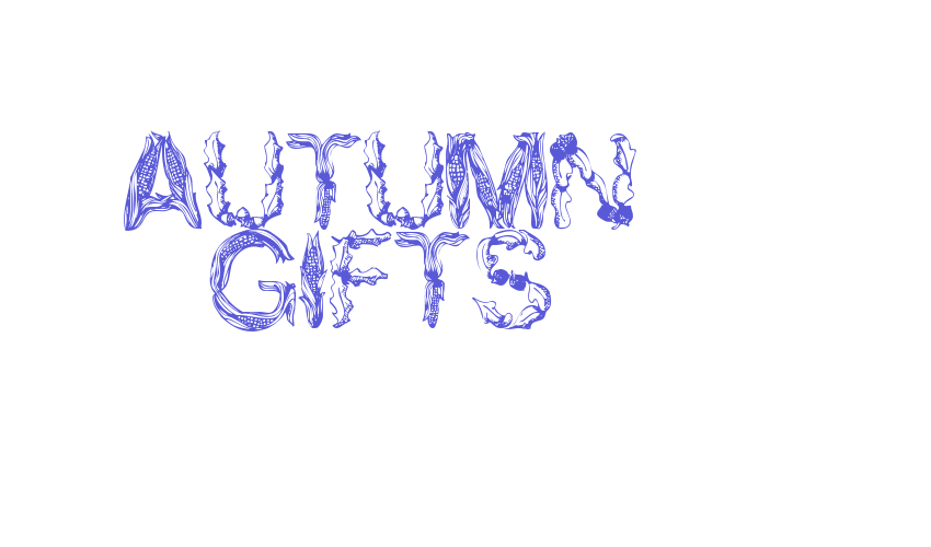 Autumn Gifts Font