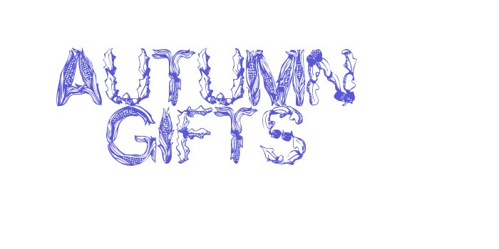 Autumn Gifts Font Download