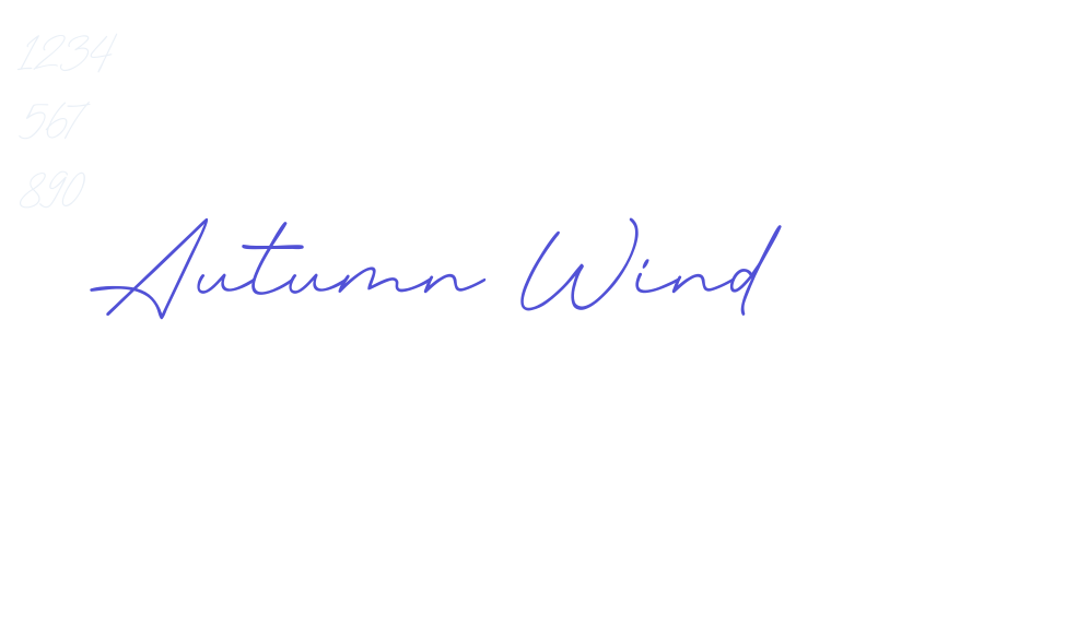 Autumn Wind-font-download