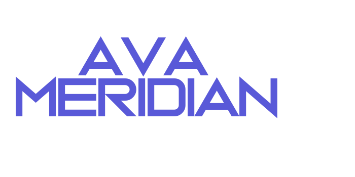 Ava Meridian Font Download