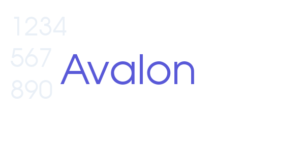 Avalon font free