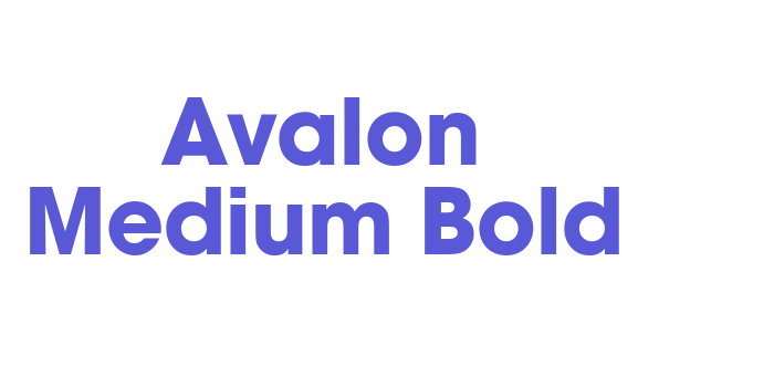 Avalon Medium Bold Font Download