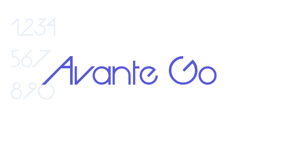 Avante Go font free