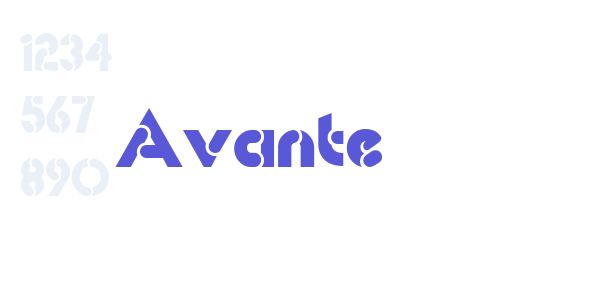 Avante font free