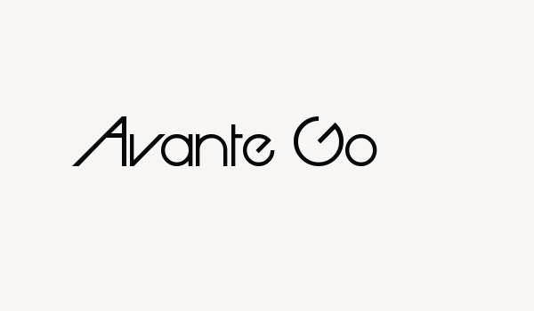 Avante Go Font