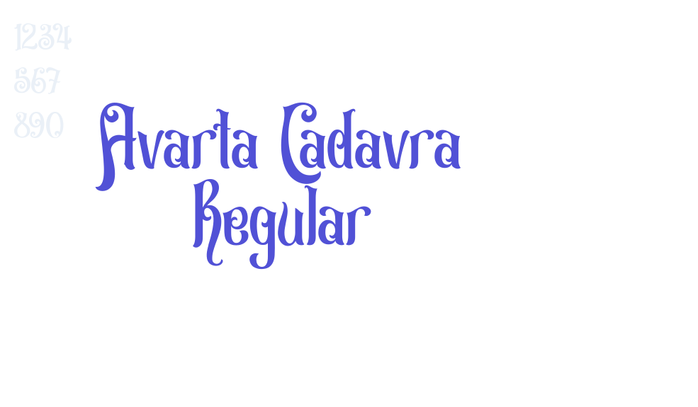 Avarta Cadavra Regular-font-download