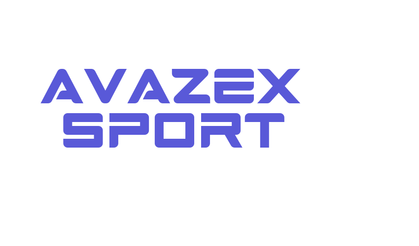 Avazex Sport Font