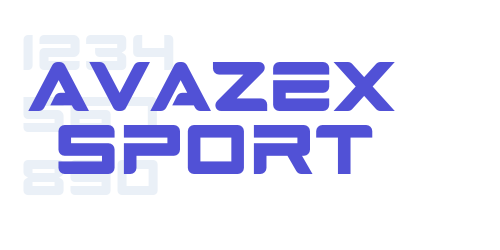Avazex Sport-font-download